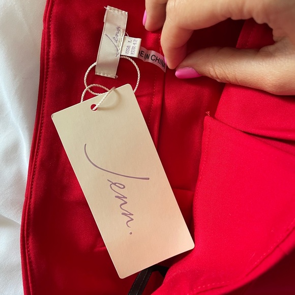 NWT Jenn high waisted slacks with belt - Picture 4 of 5